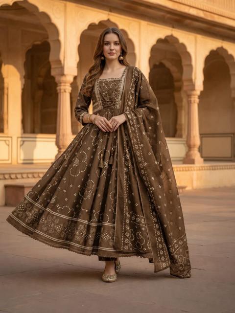 Janni anarkali 3pcs kurtis wholesale